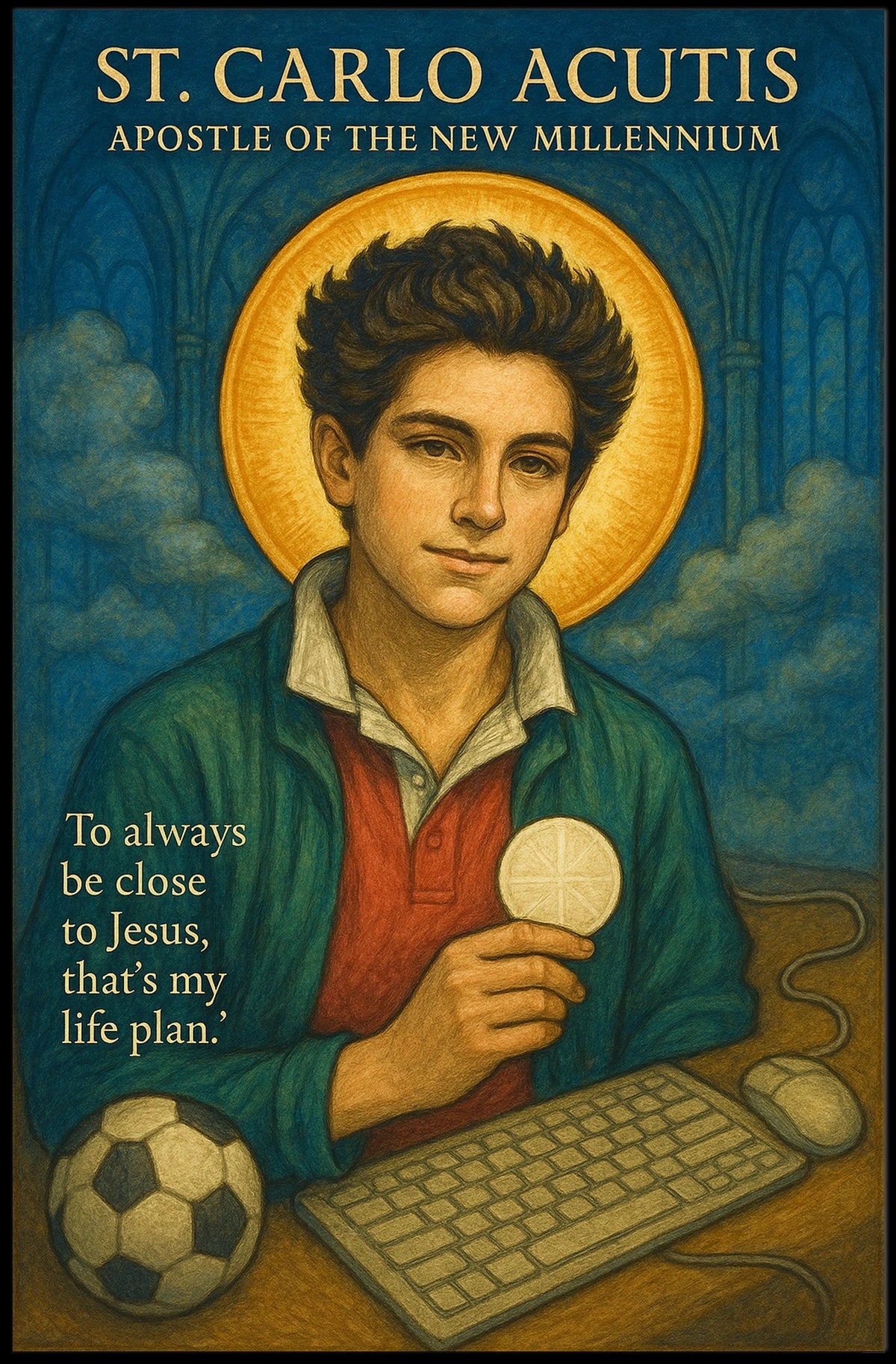 St. Carlo Acutis Apostle of the New Millennium Poster
