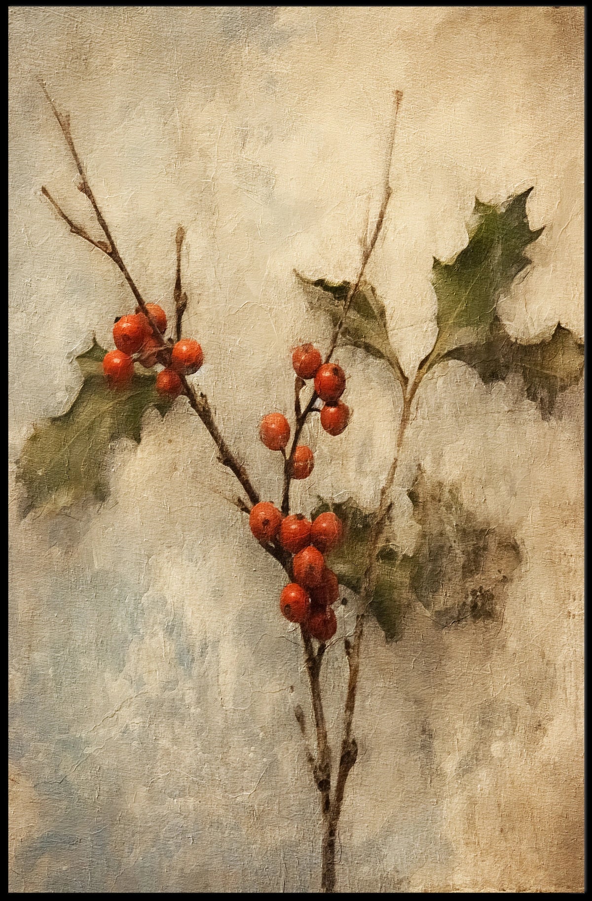 Holly Branch Artistry Poster