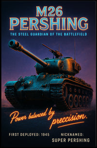 M26 Pershing The Steel Guardian Poster PosterGoat