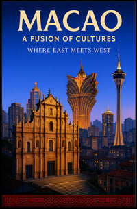Macao A Fusion of Cultures Poster PosterGoat