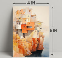 Cliffside Architecture Poster
