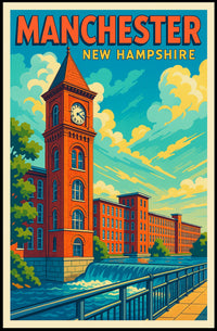 Manchester, New Hampshire Poster