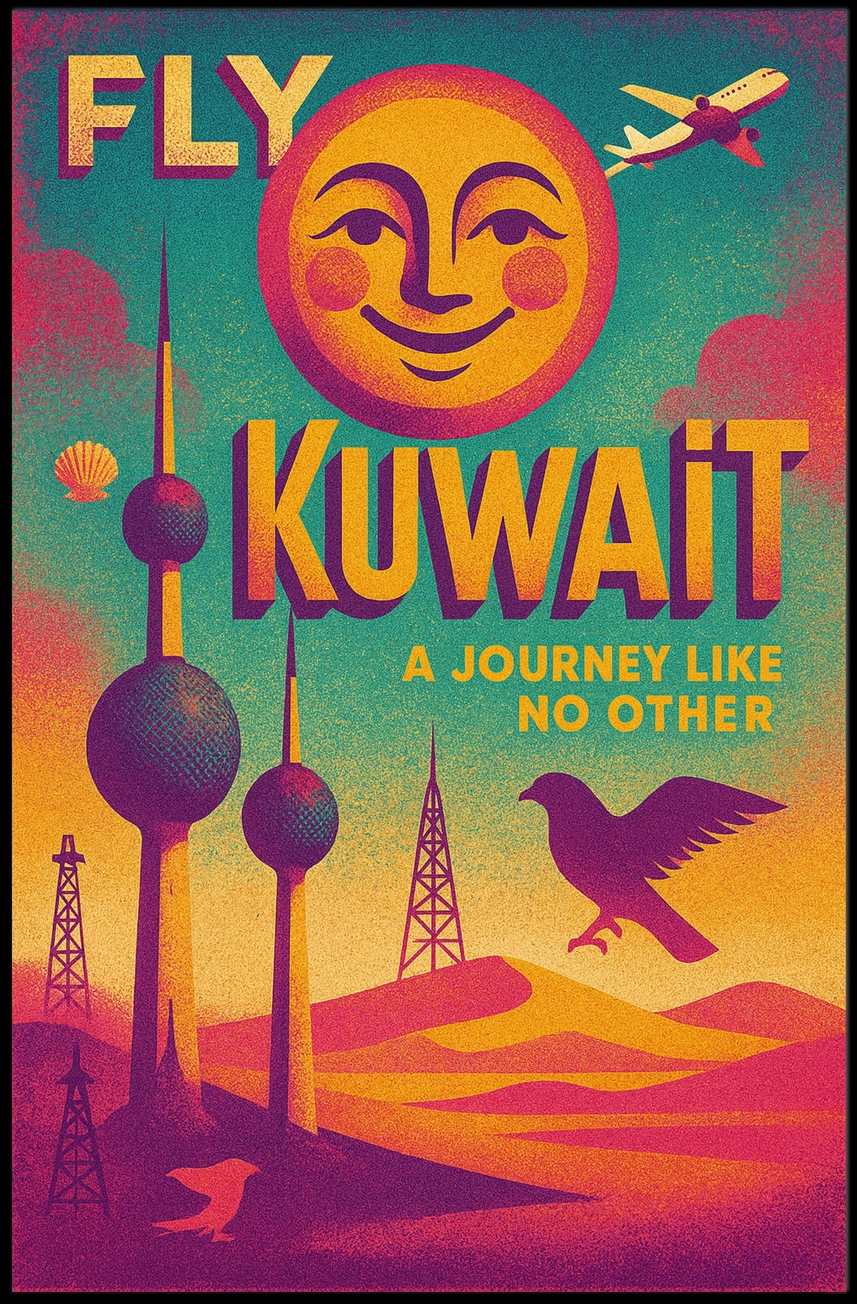 Fly Kuwait A Journey Like No Other Poster