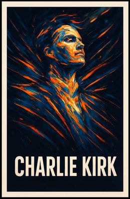 Charlie Kirk Visionary Portrait Poster