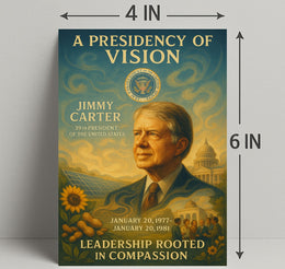 Jimmy Carter Commander in Chief Archival Poster PosterGoat