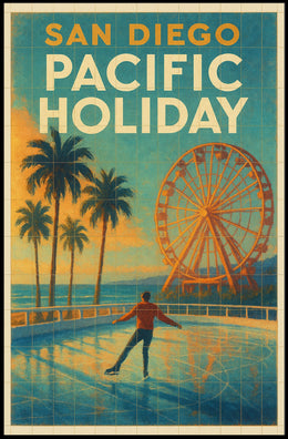 San Diego Pacific Holiday Poster
