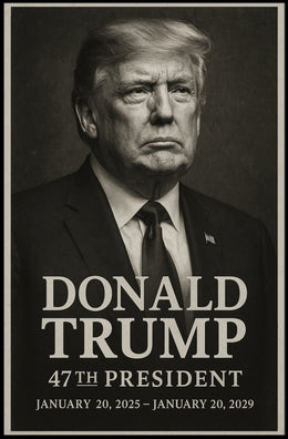 Donald Trump 47th President Poster