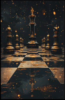 Chess In The Cosmos Poster