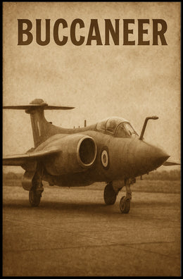 Buccaneer Aircraft Poster
