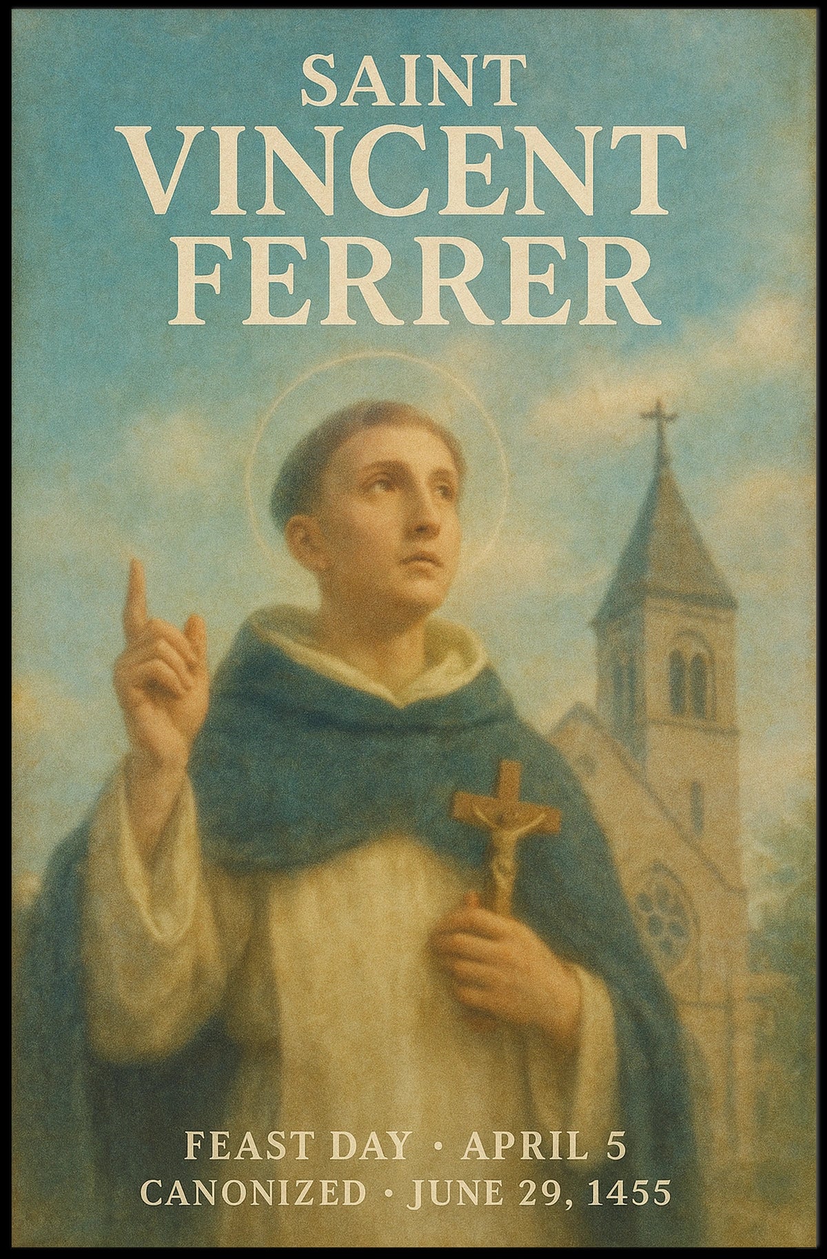 Saint Vincent Ferrer Poster