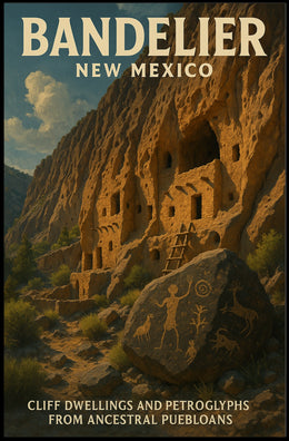 Bandelier National Monument Poster