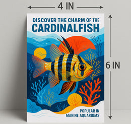 Discover the Charm of the Cardinalfish Poster PosterGoat