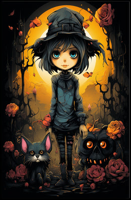 Enchanted Halloween Night Poster