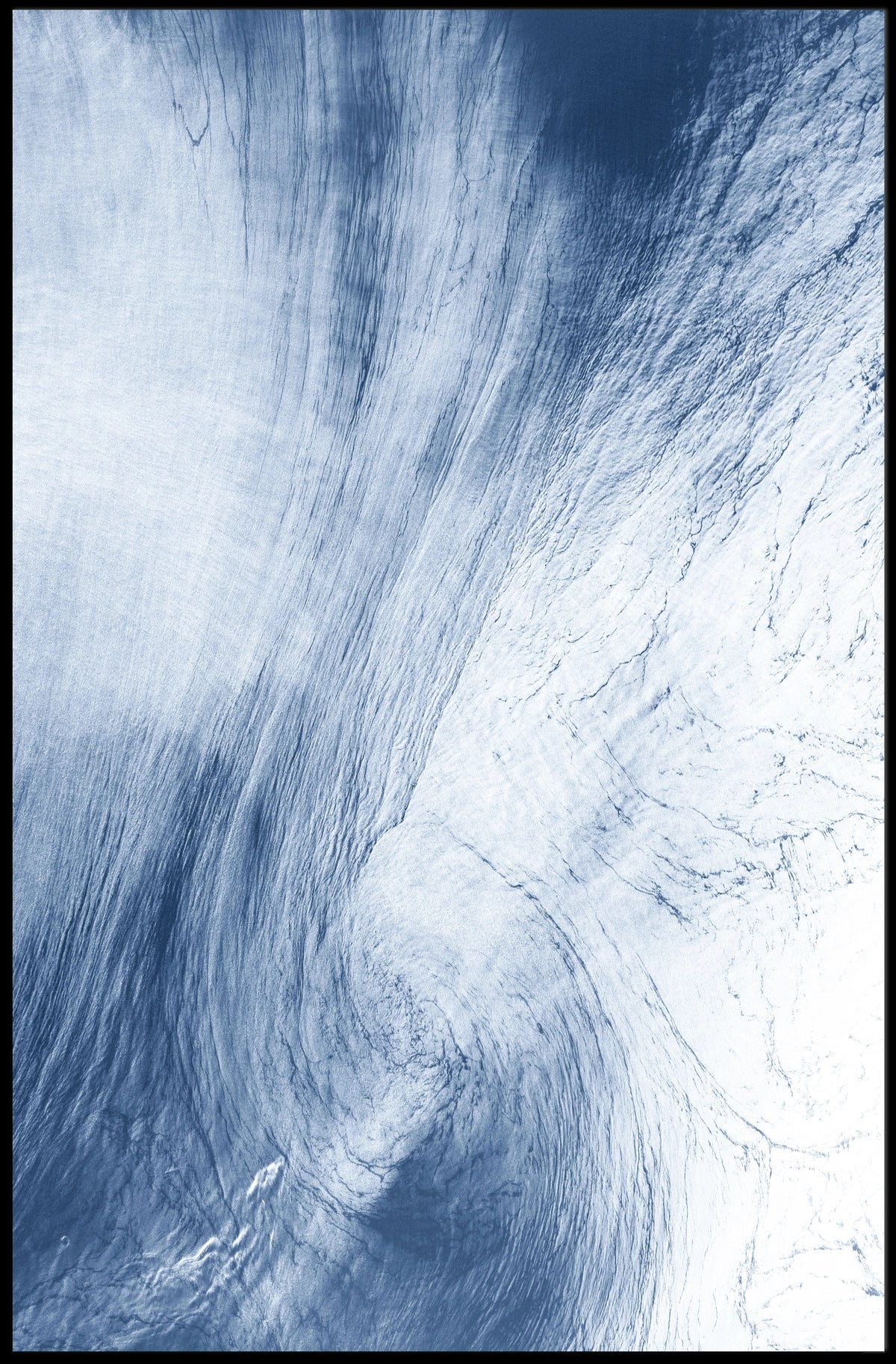 Abstract Oceanic Swirl Abstract Poster