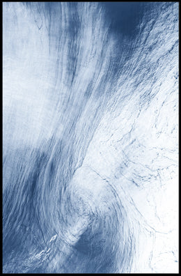Abstract Oceanic Swirl Abstract Poster