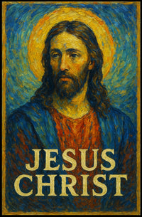 Jesus Christ Iconic Representation Poster