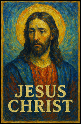 Jesus Christ Iconic Representation Poster