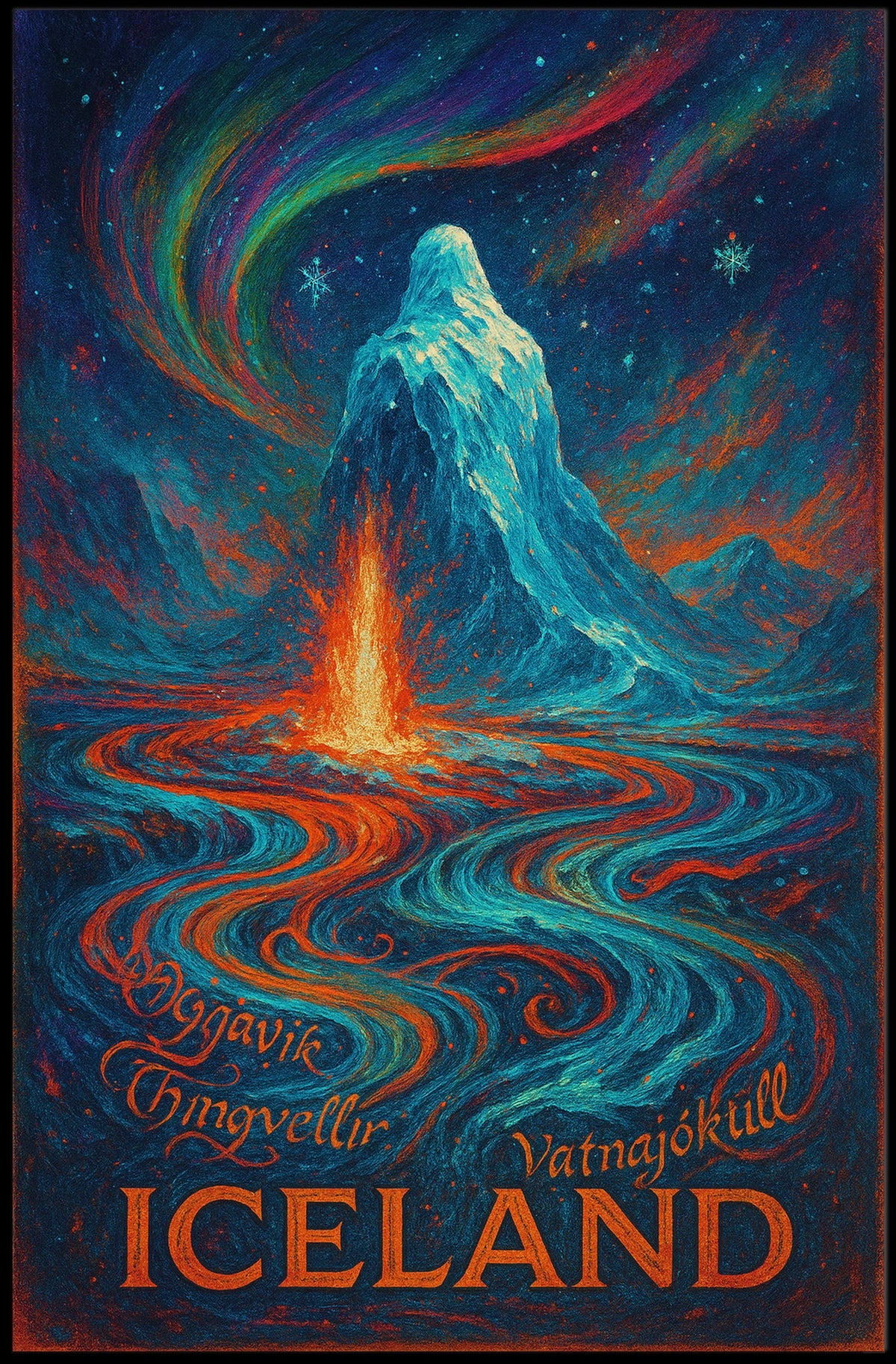 Icelandic Wonders Poster