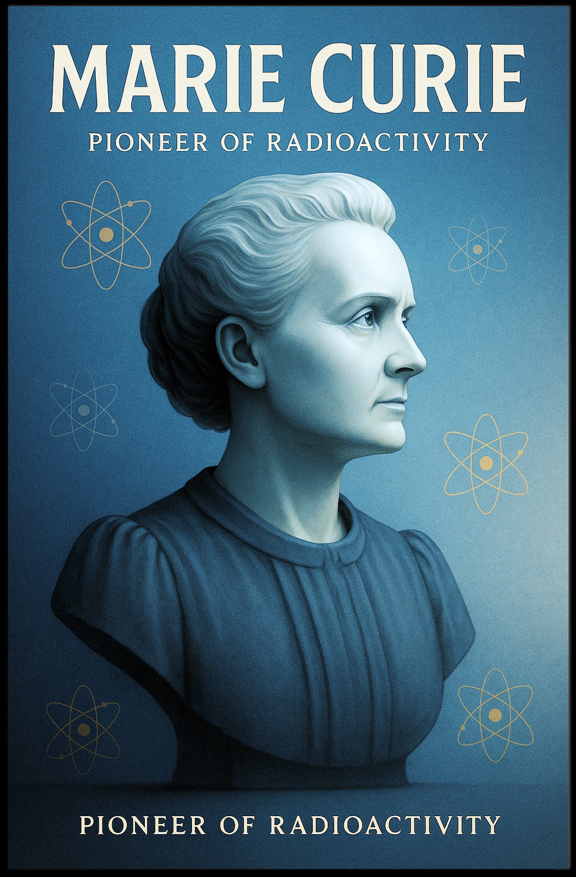 Marie Curie Pioneer of Radioactivity Poster PosterGoat
