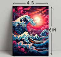 The Great Wave Artistic Interpretation Poster PosterGoat
