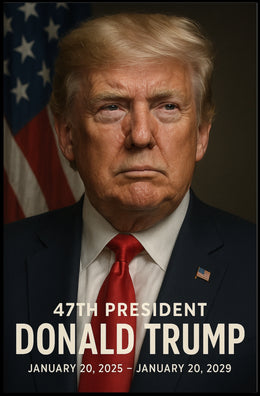 Donald Trump Visionary Statesman Poster