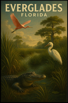 Everglades Wildlife Poster