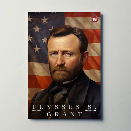 Ulysses S. Grant 18th President Of The United States Portrait