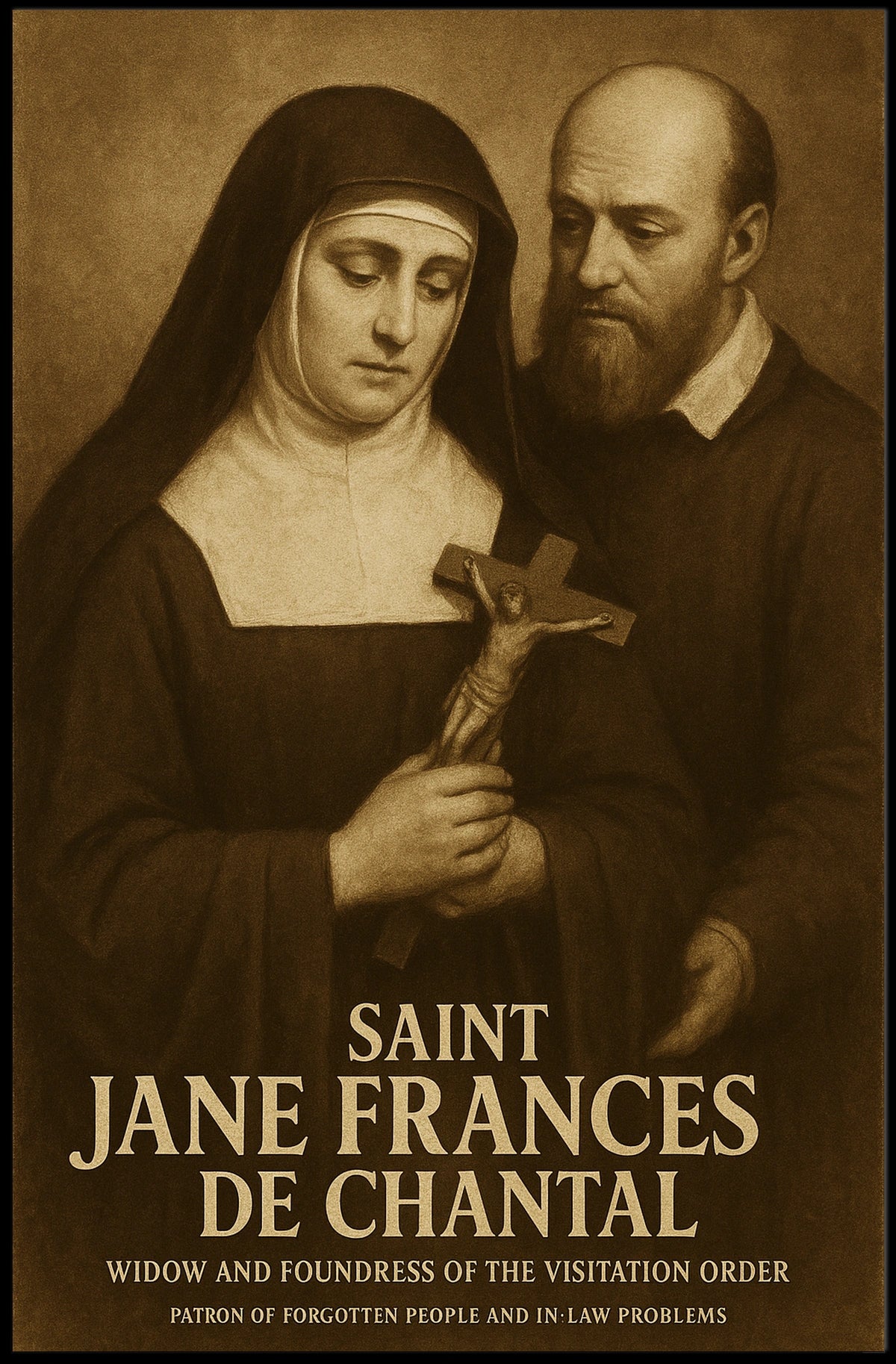 Saint Jane Frances De Chantal Poster