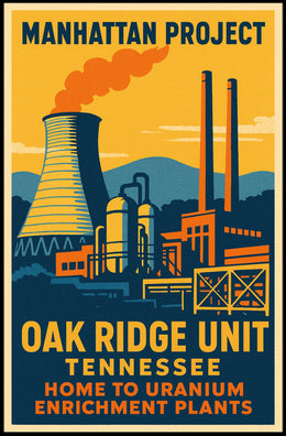 Manhattan Project Oak Ridge Unit Poster