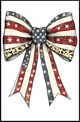 patriotic bow Poster