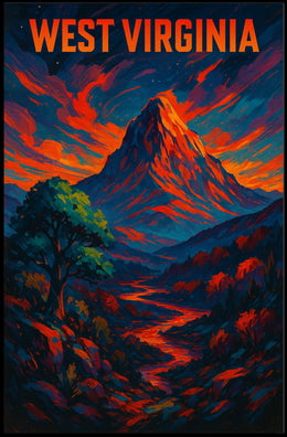 West Virginia Landscape Poster