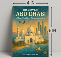Abu Dhabi Tradition Meets Innovation Travel Poster