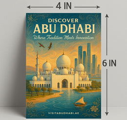 Abu Dhabi Tradition Meets Innovation Travel Poster