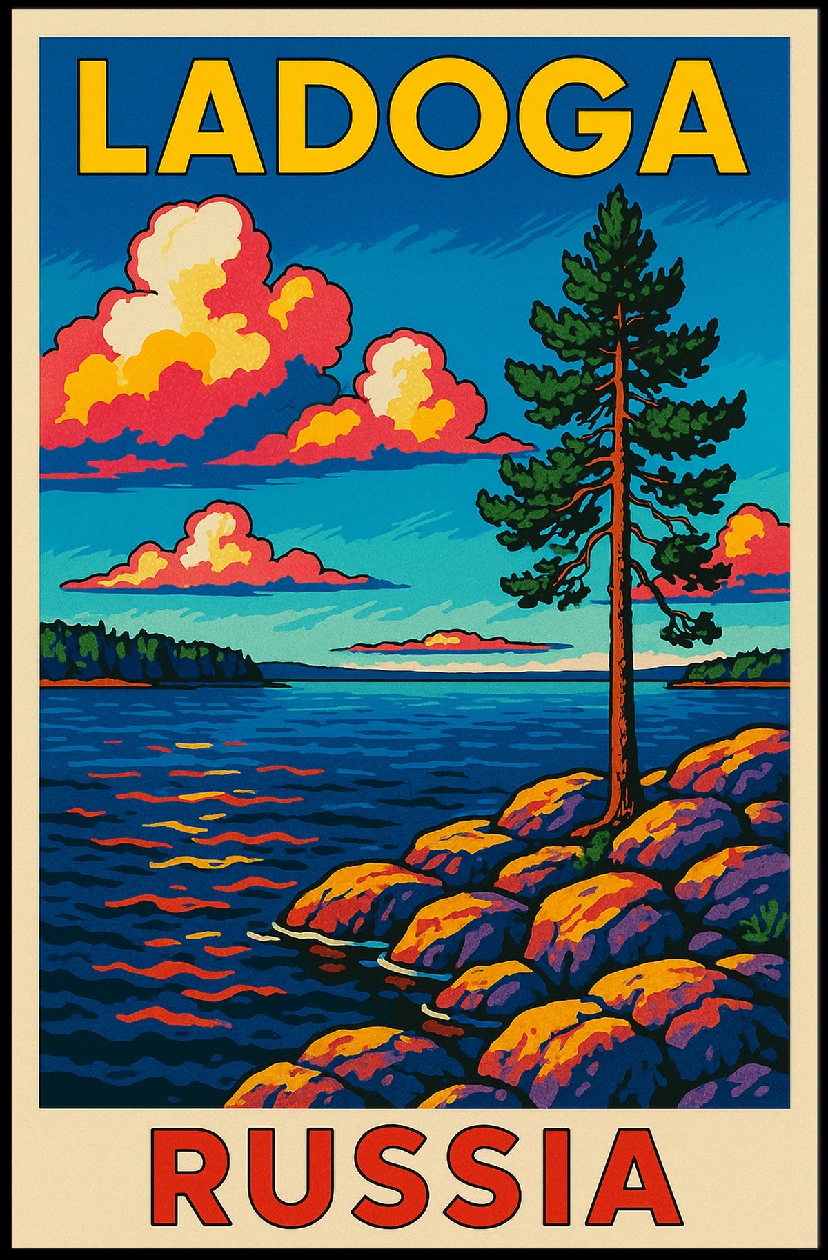 Ladoga, Russia Poster