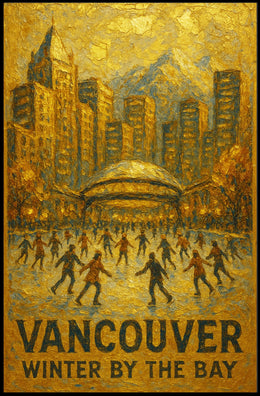 Vancouver Winter By The Bay Poster