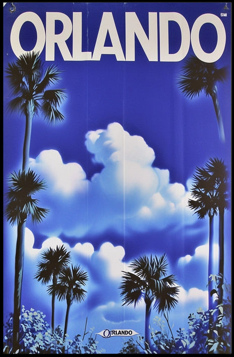 Orlando Retro Travel Poster