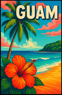 Guam Tropical Paradise Poster