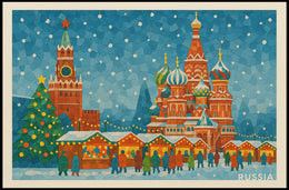 Winter Festivities in Russia Poster