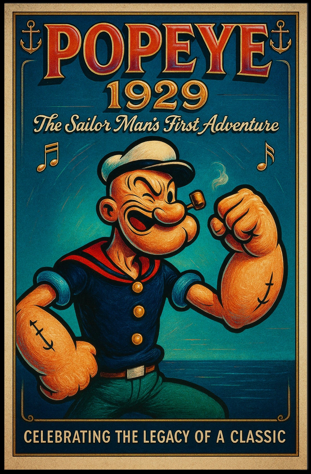Popeye 1929 Art Poster POP-127