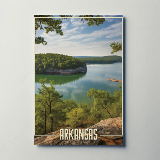 Arkansas Vintage Poster
