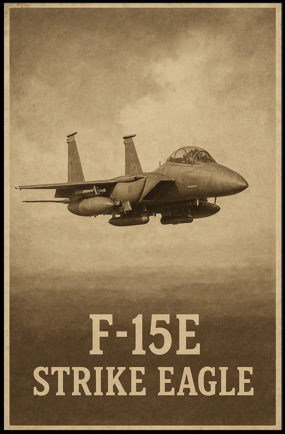 F-15E Strike Eagle Poster