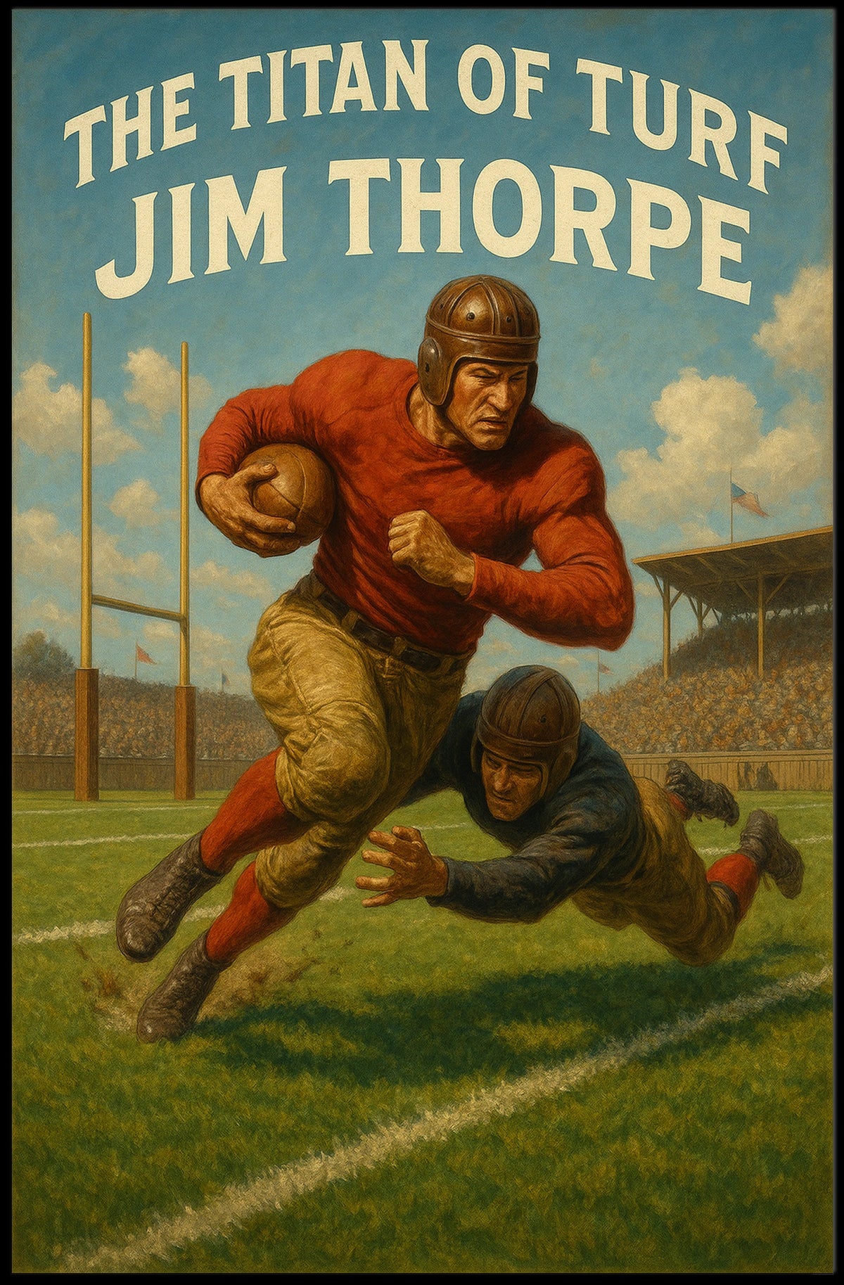 The Titan of Turf Jim Thorpe Poster