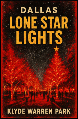 Dallas Lone Star Lights Poster