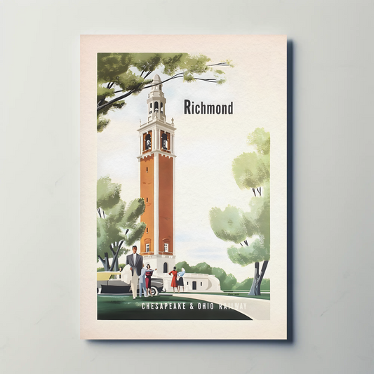 Richmond Chesapeake & Ohio Railway Vintage Poster