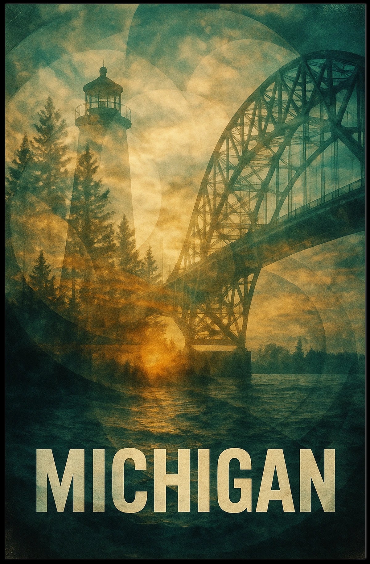 Michigan Scenic Poster