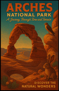 Arches Architectural Elegance Art Poster