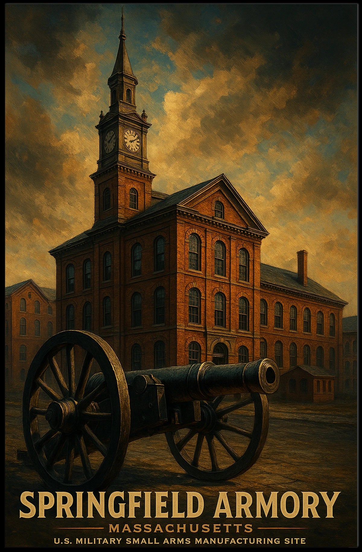 Springfield Armory Historic Military Poster