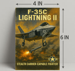 F-35C Lightning II Poster PosterGoat