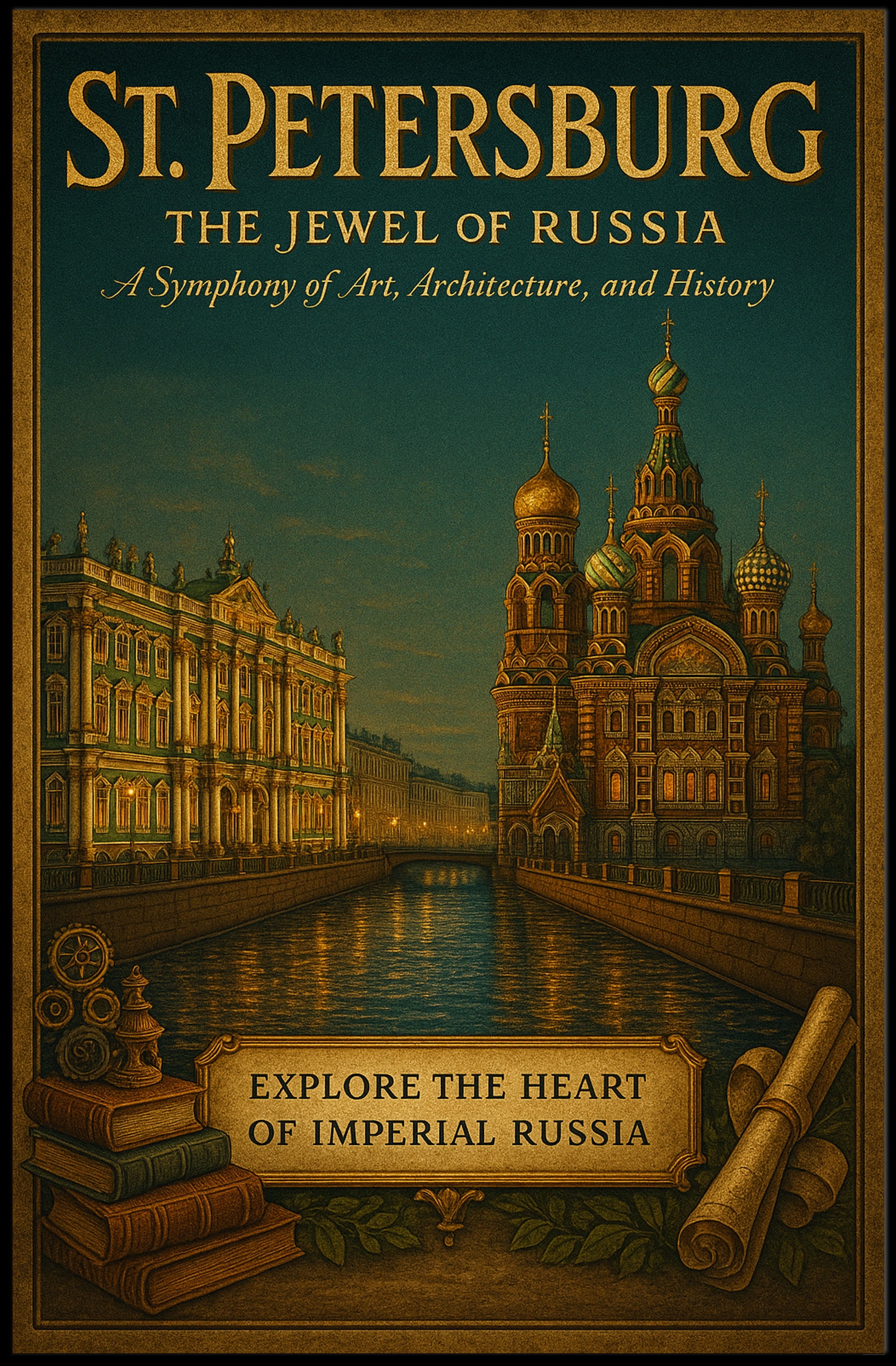 St. Petersburg The Jewel Of Russia Poster