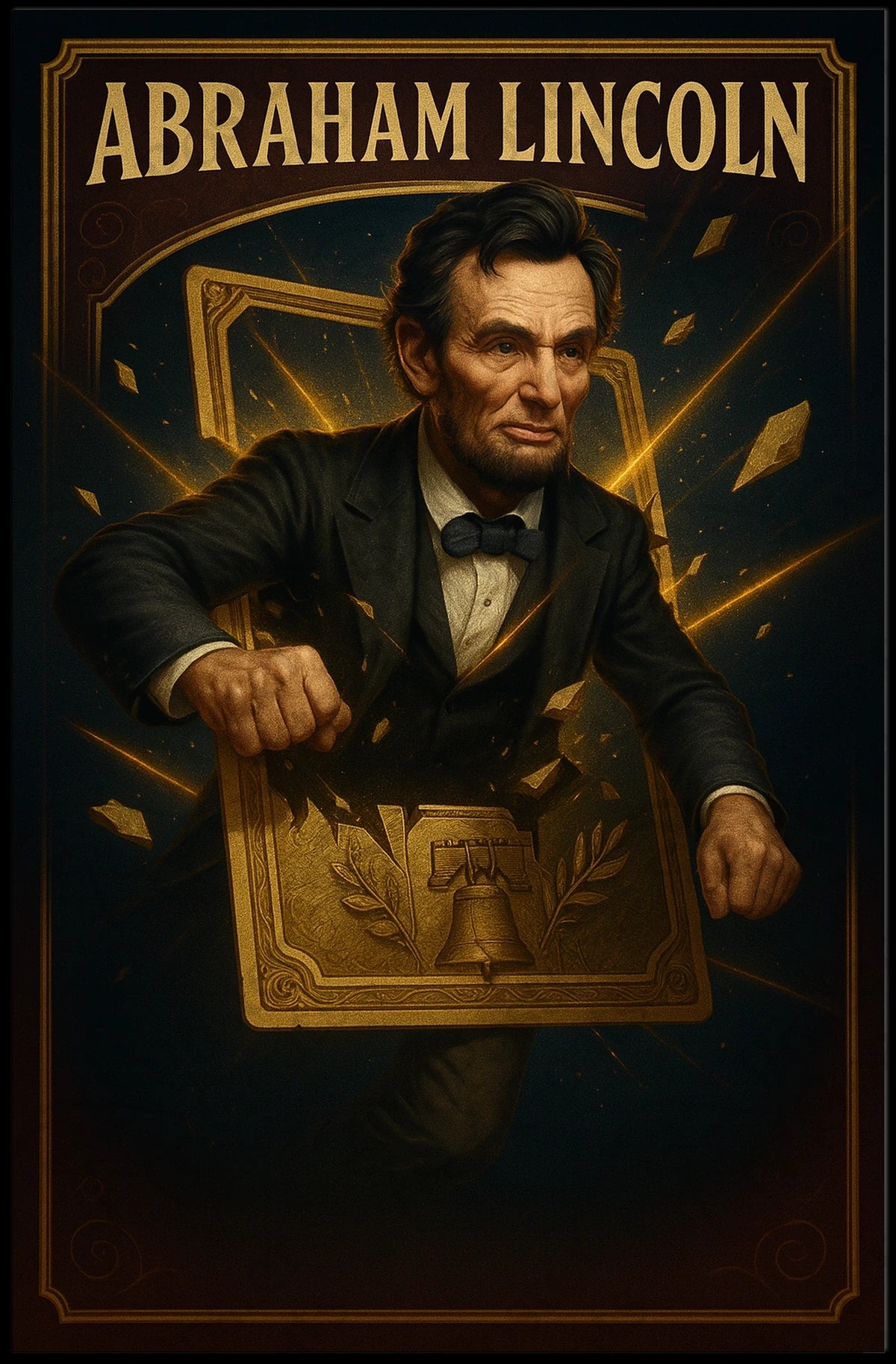 Abraham Lincoln Heroic Breakthrough Historical or Presidential Poster
